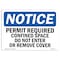 Signmission OSHA, Permit Required Confined Space Do Not Enter, 10in X 7in Rigid Plastic, OS-NS-P-710-L-17179 OS-NS-P-710-L-17179 - alternate 1